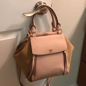 Tory Burch Half-Moon Leather Satchel/Purse